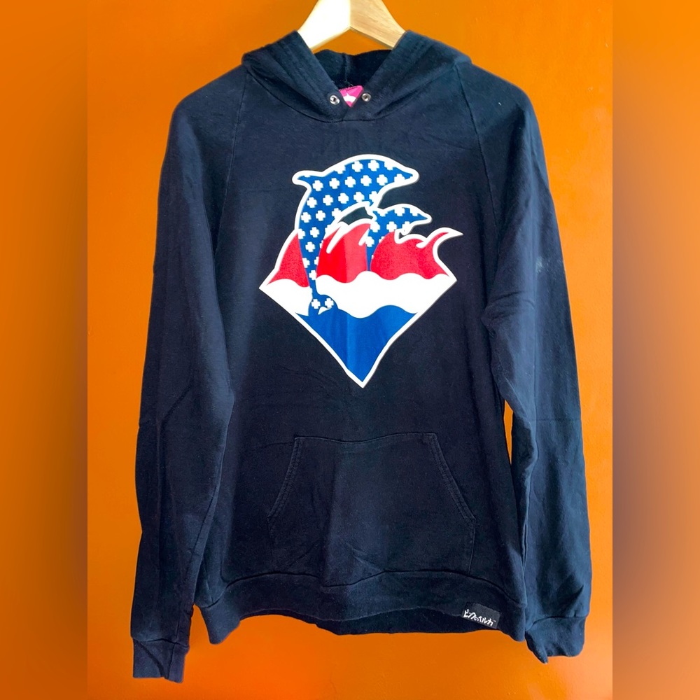Pink Dolphin hooded sweatshirt